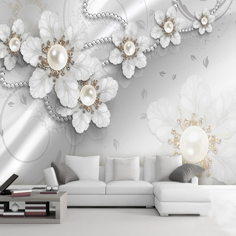 Home Textiles Photos - مخصص صور خلفيات ثلاثية الأبعاد مجوهرات
