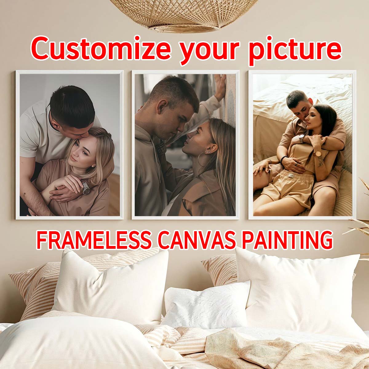 لوحة ثلاثية الأبعاد - إطار خشب - مراجعة Home Textiles Photos وسعره