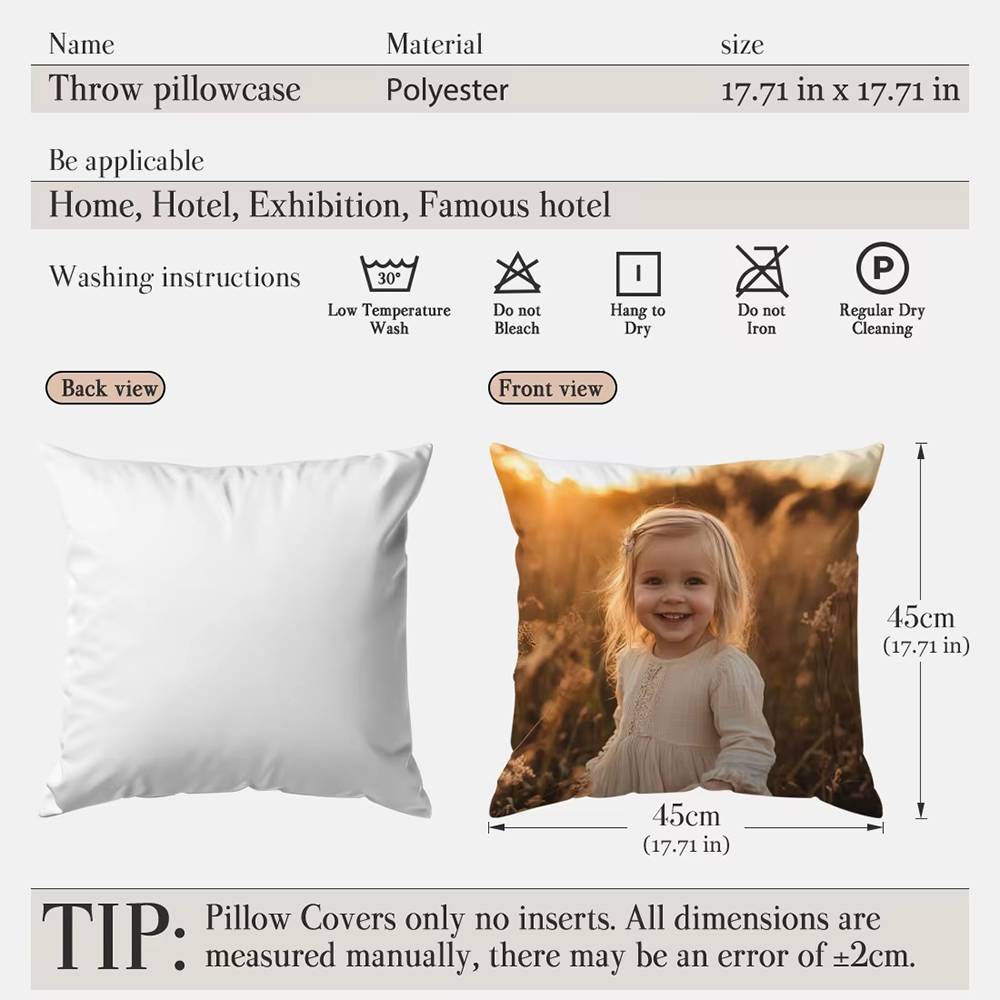 أغطية وسائد مخصصة بتصميم صور ش - مراجعة Home Textiles Images وسعره