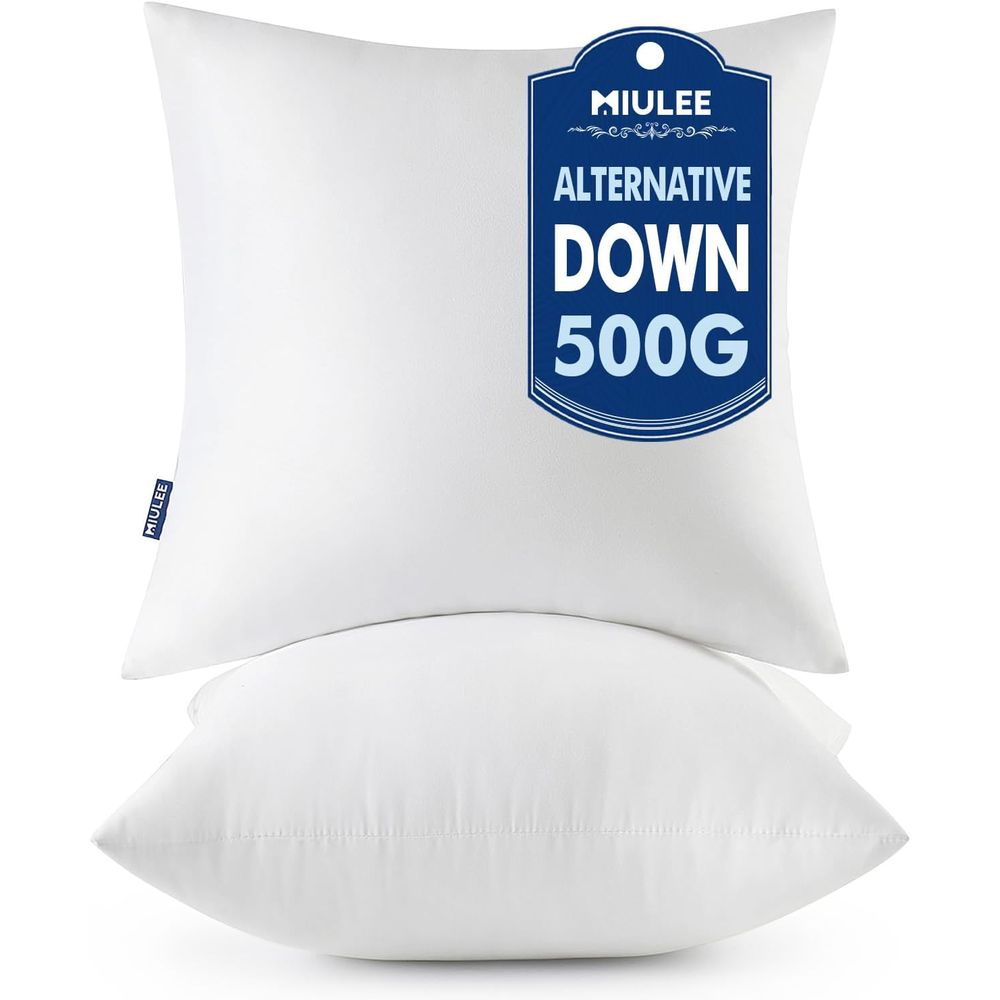 وسائد زينة، عبوة من قطعتين مقا - مراجعة Pillow Insert 18X18 وسعره