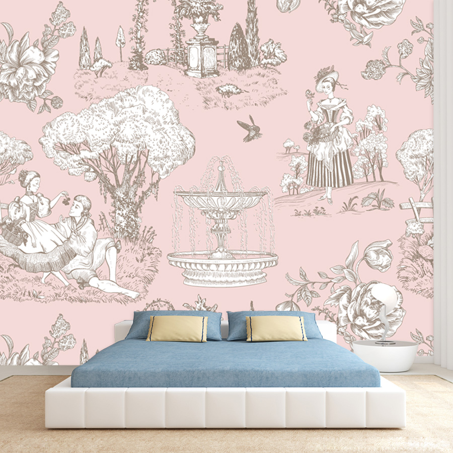 ورق جدران لاصق للصور لغرفة الم - مراجعة Home Textiles Photos وسعره