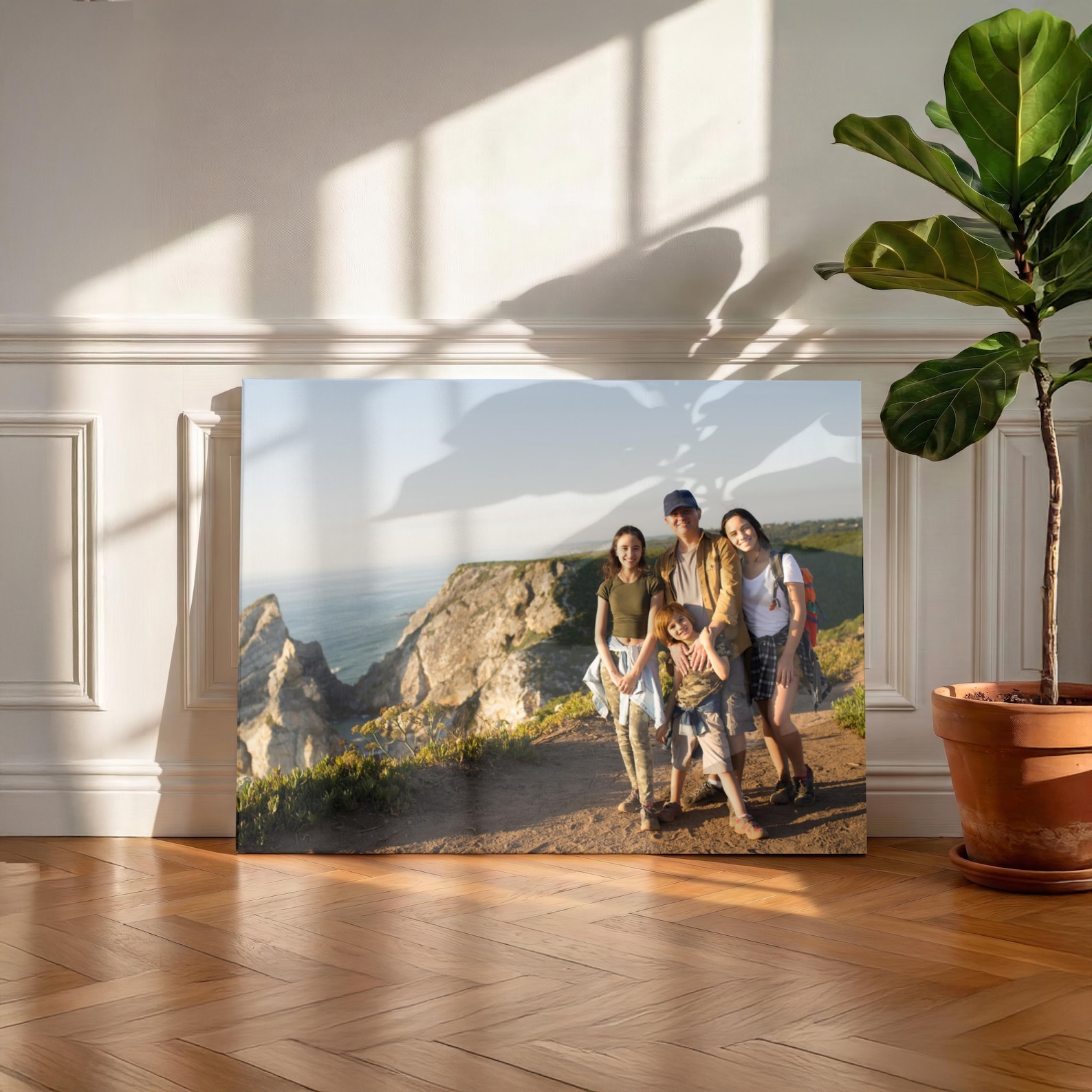 لوحة قماشية مخصصة بالصور، فن ج - مراجعة Home Textiles Photos وسعره