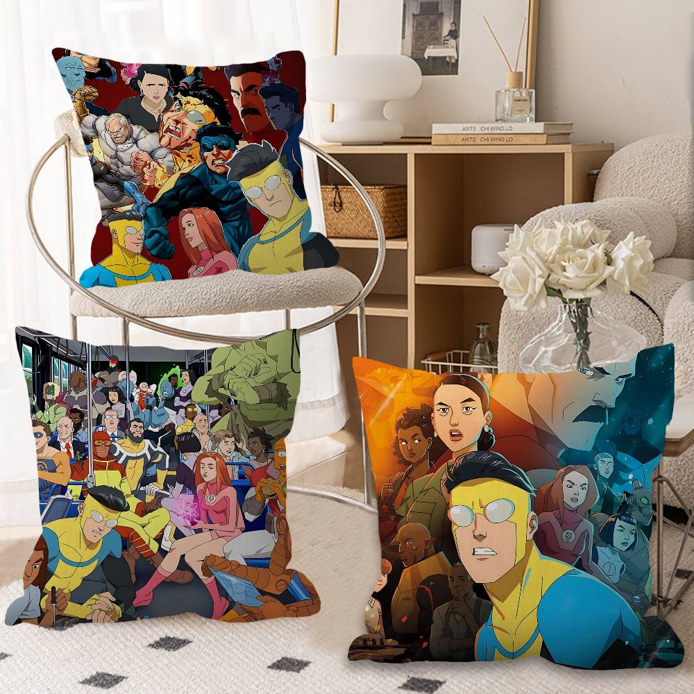 غطاء وسادة بتصميم كرتوني I-Inv - مراجعة Home Textiles Images وسعره