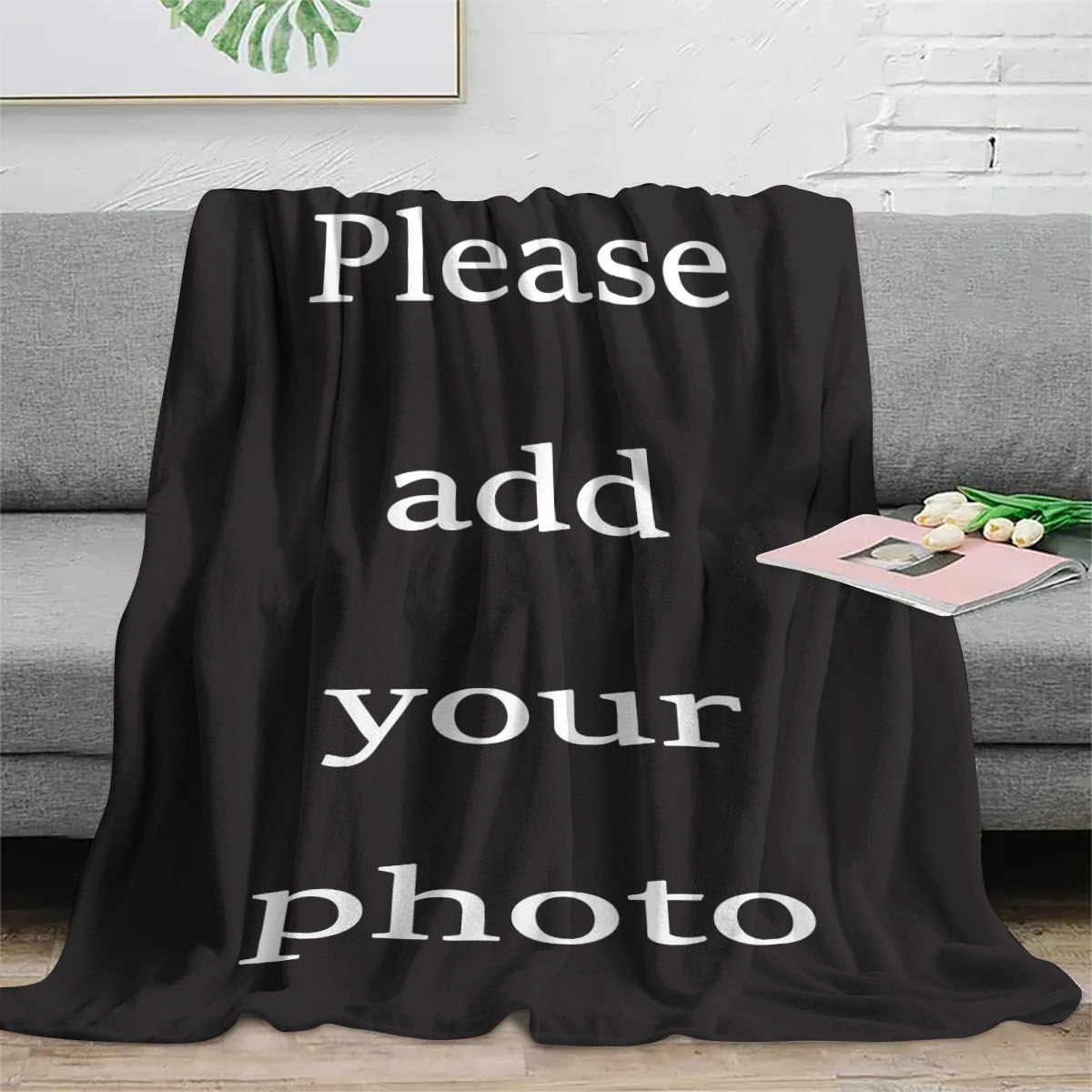 بطانية فلانيل رقمية مخصصة، منا - مراجعة Home Textiles Images وسعره